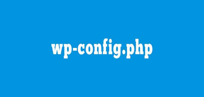 Le wp-config.php 1