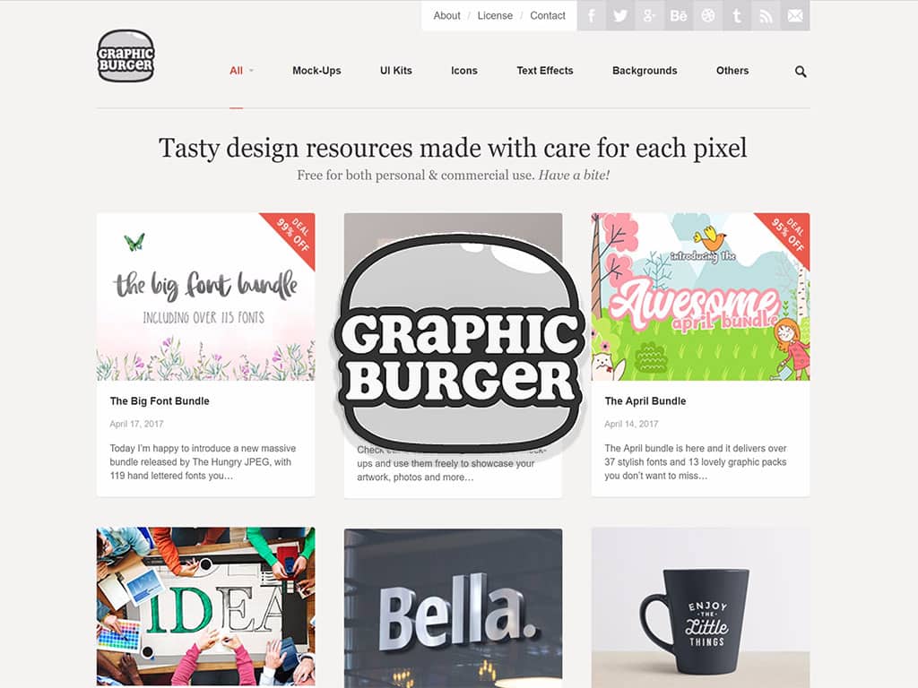 Le site Web Graphic Burger 1