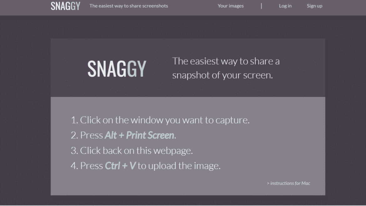 Snaggy, un outil pour partager et éditer vos captures d'écran 5