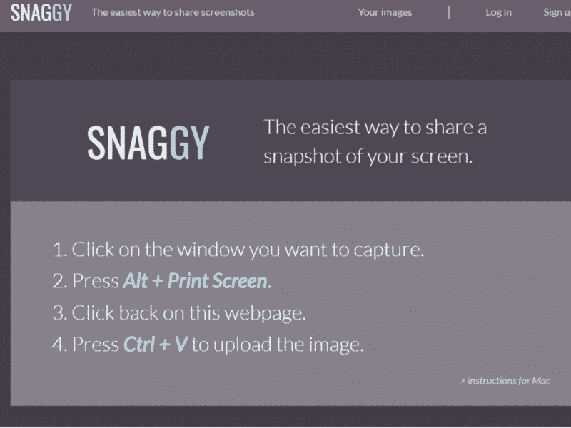 Snaggy, un outil pour partager et éditer vos captures d'écran 7
